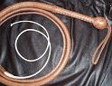 8ft Natural Tan 12 plait David Morgan Style Indiana Jones Bullwhip 1L